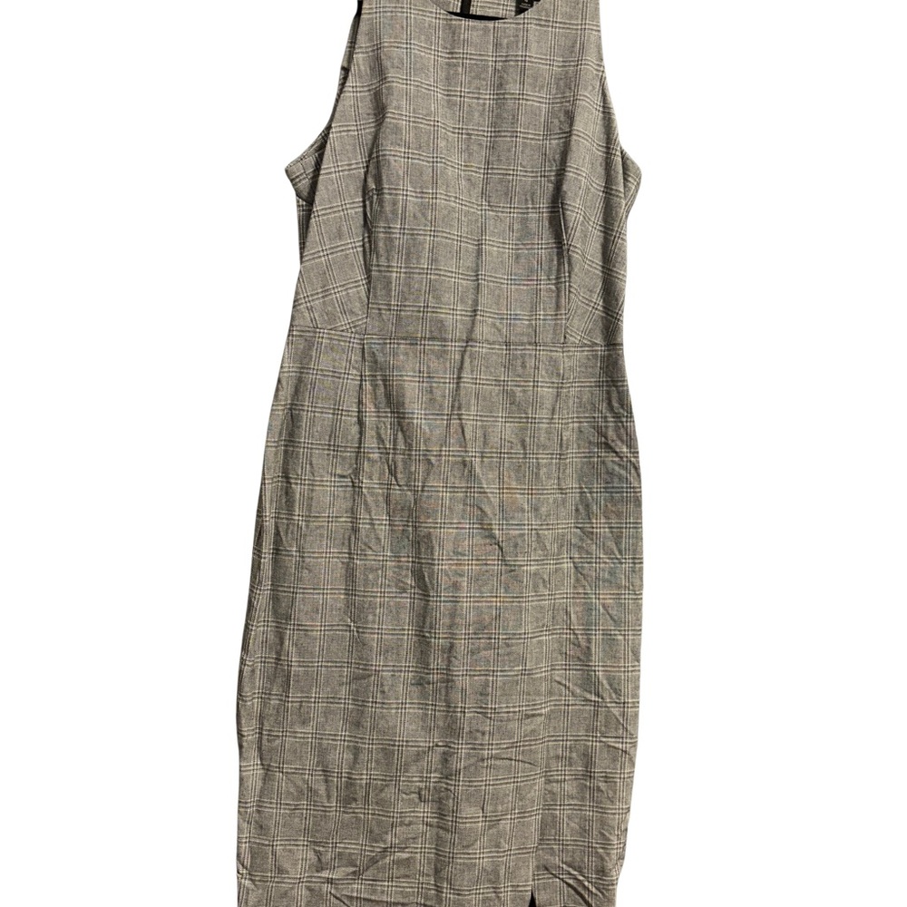 Banana Republic Checkered Midi Dress